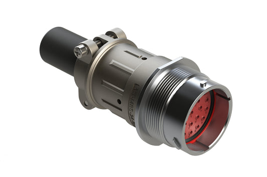 AHDM04-24-23PN-059 23 Position Receptacle Kit, Shell Size 24, Pin, Standard Seal, Wide Thread, Cable Clamp Backshell. HD34-24-23PN-059