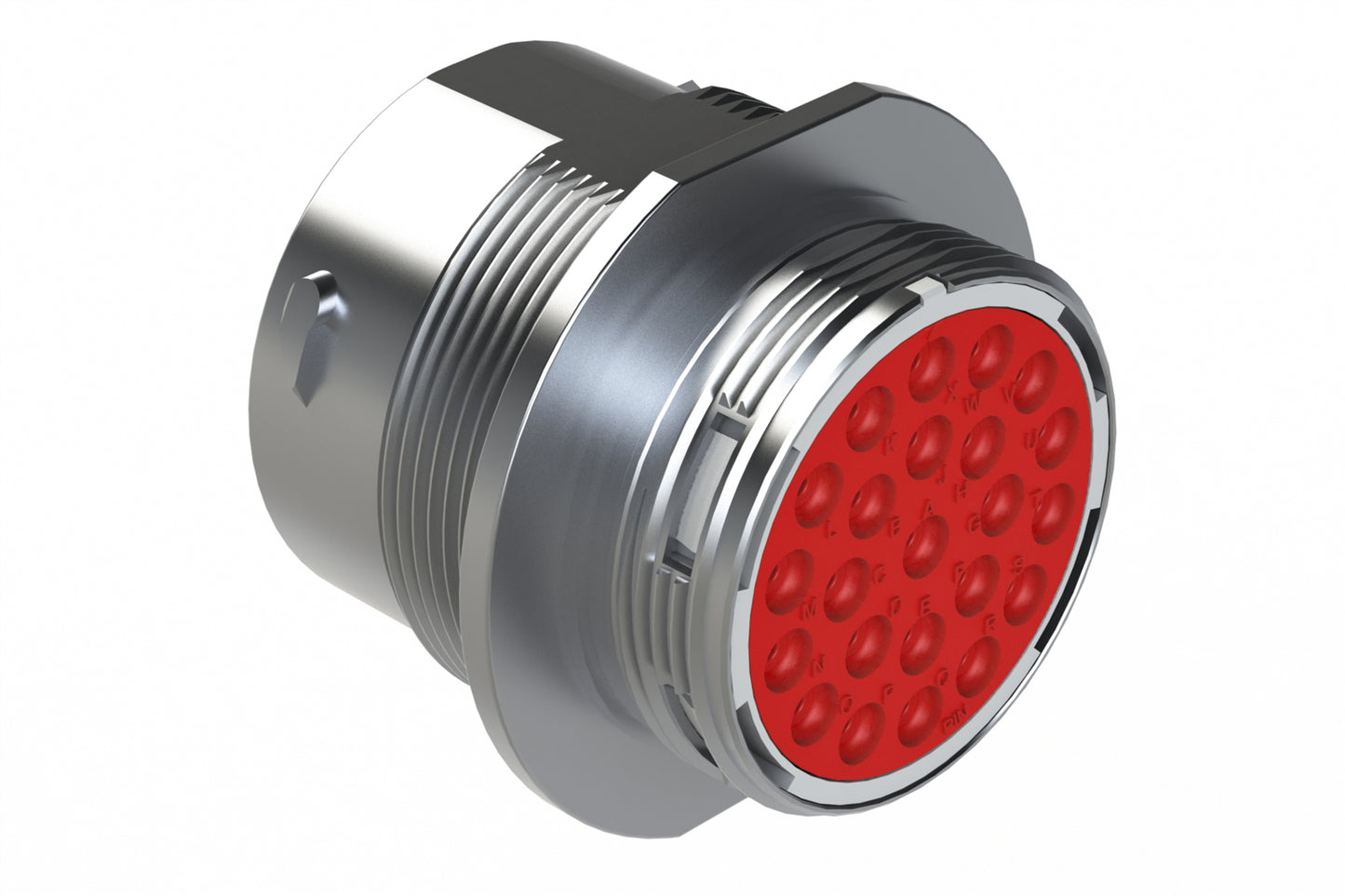 AHDM04-24-23PT 23 Position Receptacle, Pin, Shell Size 24, Metal, Thin Diameter Seal (Grey Adapter), AHDM. HD34-24-23PT