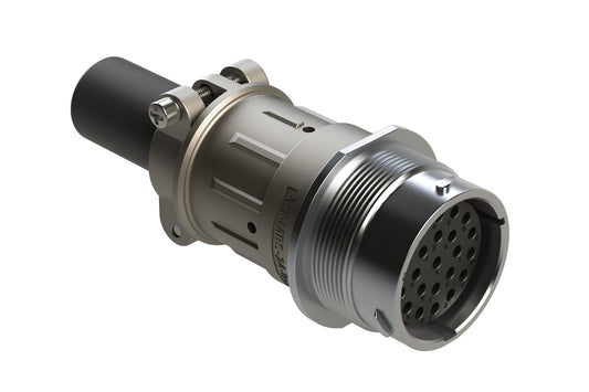 AHDM04-24-23SN-059 23 Position Receptacle Kit, Shell Size 24, Socket, Standard Seal, Wide Thread, Cable Clamp Backshell. HD34-24-23SN-059