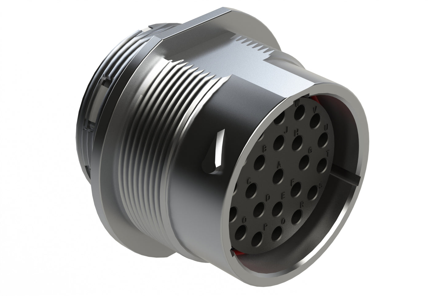 AHDM04-24-23ST 23 Position Receptacle, Socket, Shell Size 24, Metal, Thin Diameter Seal (Grey Adapter), AHDM. HD34-24-23ST