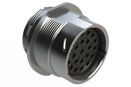 AHDM04-24-23ST 23 Position Receptacle, Socket, Shell Size 24, Metal, Thin Diameter Seal (Grey Adapter), AHDM. HD34-24-23ST