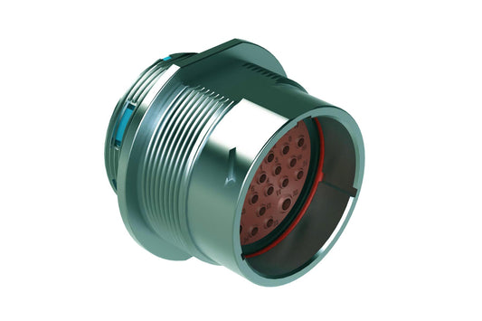 AHDM04-24-27PR 27 Position Receptacle, Size 24, Pin, Reduced Diameter Seal, Wide Thread