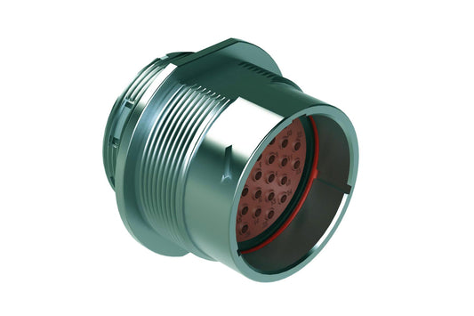 AHDM04-24-31PT 31 Position Receptacle, Size 24, Pin, Thin Seal, Wide Thread. HD34-24-31PT