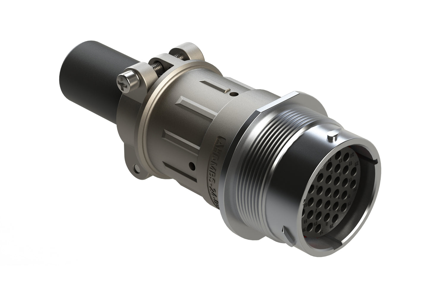 AHDM04-24-31SR-059 31 Position Receptacle Kit, Shell Size 24, Socket, Reduced Diameter Seal, Wide Thread, Cable Clamp Backshell. HD34-24-31SE-059