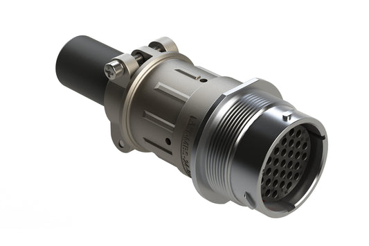 AHDM04-24-31ST-059 31 Position Receptacle Kit, Shell Size 24, Socket,thin seal, Wide Thread, Cable Clamp Backshell. HD34-24-31ST-059