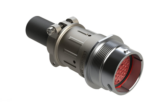 AHDM04-24-47PR-059 47 Position Receptacle Kit, Shell Size 24, Pin, Reduced Diameter Seal, Wide Thread, Cable Clamp Backshell. HD34-24-47PE-059