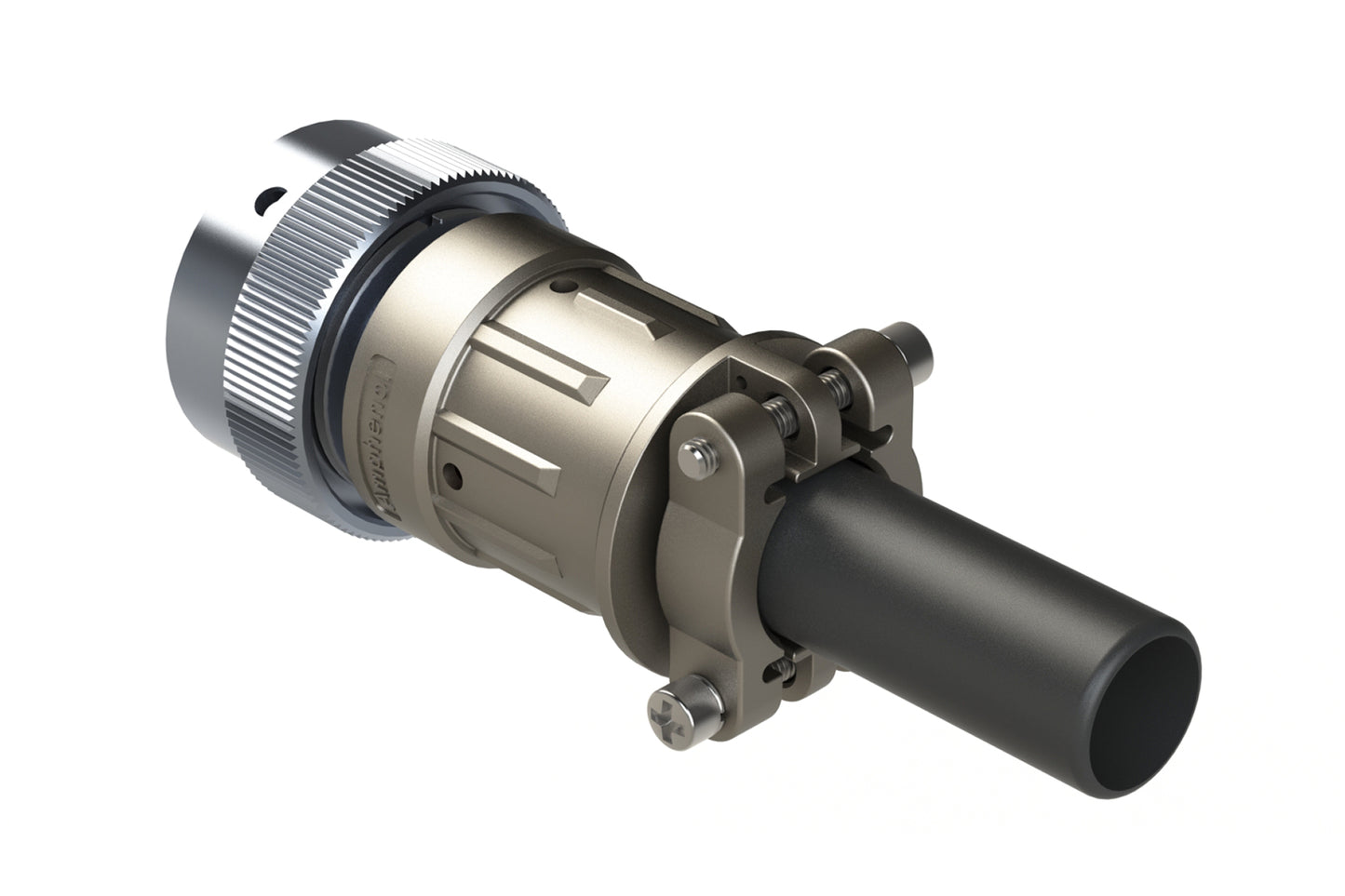 AHDM06-18-06PN-C030-059 2 Position Plug Kit, Shell Size 18, Pin, Wide Thread, Cable Clamp Backshell