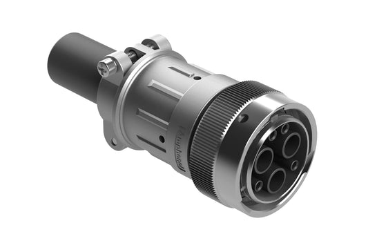 AHDM06-24-07SN-CL22-059 7 Position Plug Kit, Shell Size 24, Socket, Standard Seal, Wide Thread Adapter, Cable Clamp Backshell