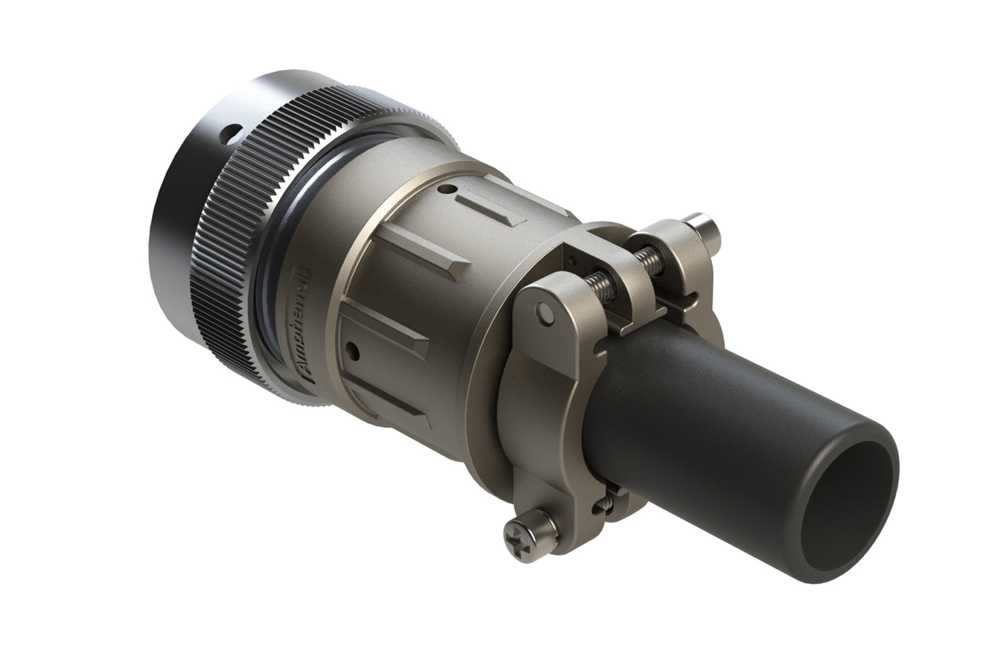 AHDM06-24-09PR-059 9 Position Plug Kit, Shell Size 24, Pin, Reduced Diameter Seal, Wide Thread, Cable Clamp Backshell. HD36-24-09PE-059