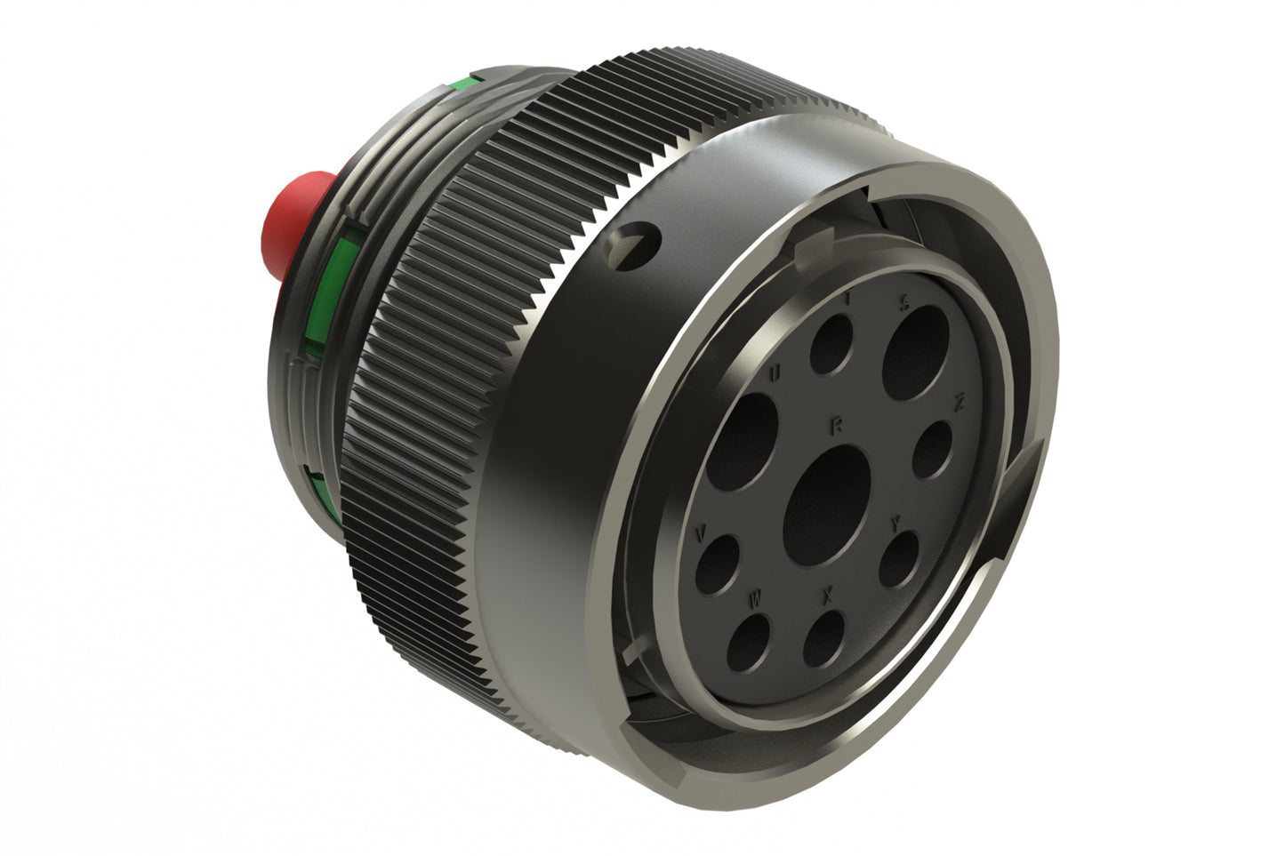 AHDM06-24-09SN 9 Position Plug, Socket, Shell Size 24, Normal Diameter Seal (Green Adapter), Wide Thread Adapter. HD36-24-9SN