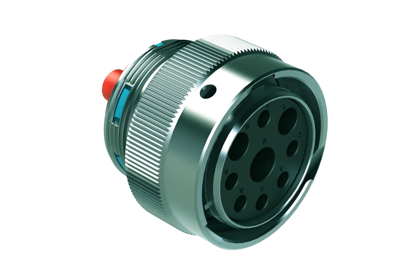 AHDM06-24-09SR 9 Position Plug, Shell Size 24, Socket, Reduced Diameter Seal, Wide Thread. HD36-24-9SN-L005