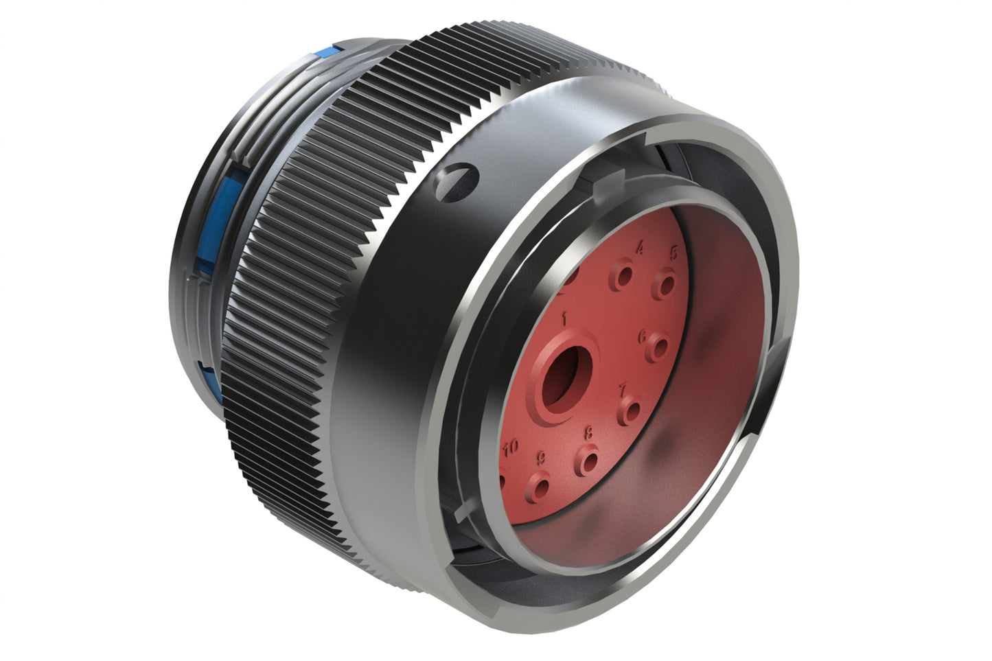 AHDM06-24-14PR 14 Position Plug, Pin, Shell Size 24, Reduced Diameter Seal (Blue Adapter). HD36-24-14PE