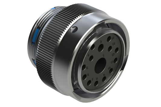 AHDM06-24-14SR 14 Position Plug, Socket, Shell Size 24, Reduced Diameter Seal (Blue Adapter). HD36-24-14SE