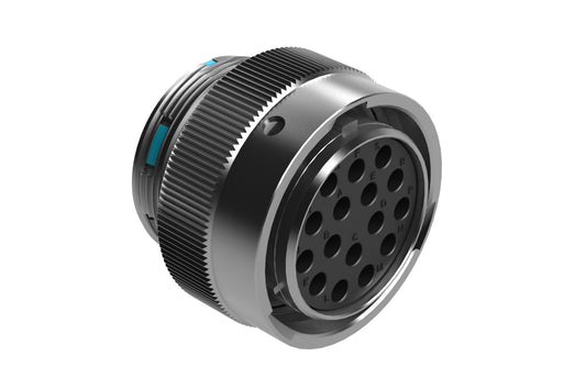 AHDM06-24-16SR 16 Position Plug Kit, Shell Size 24, Socket, Reduced Diameter Seal, Wide Thread. HD36-24-16SE