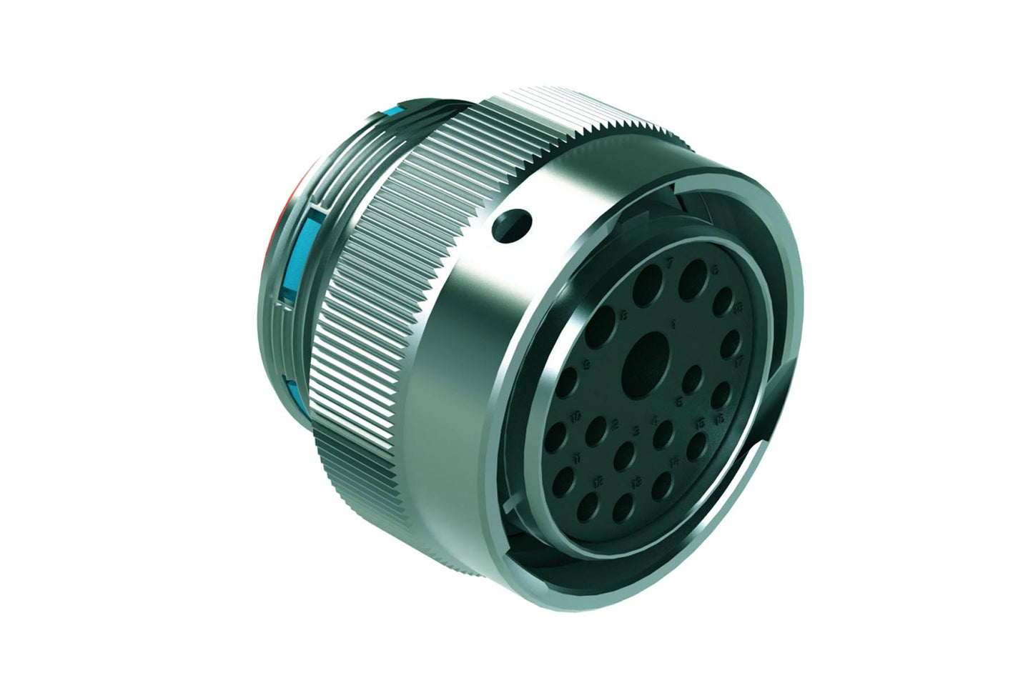 AHDM06-24-18SR 18 Position Plug, Size 24, Socket, Reduced Diameter Seal, Wide Thread. HD36-24-18SE