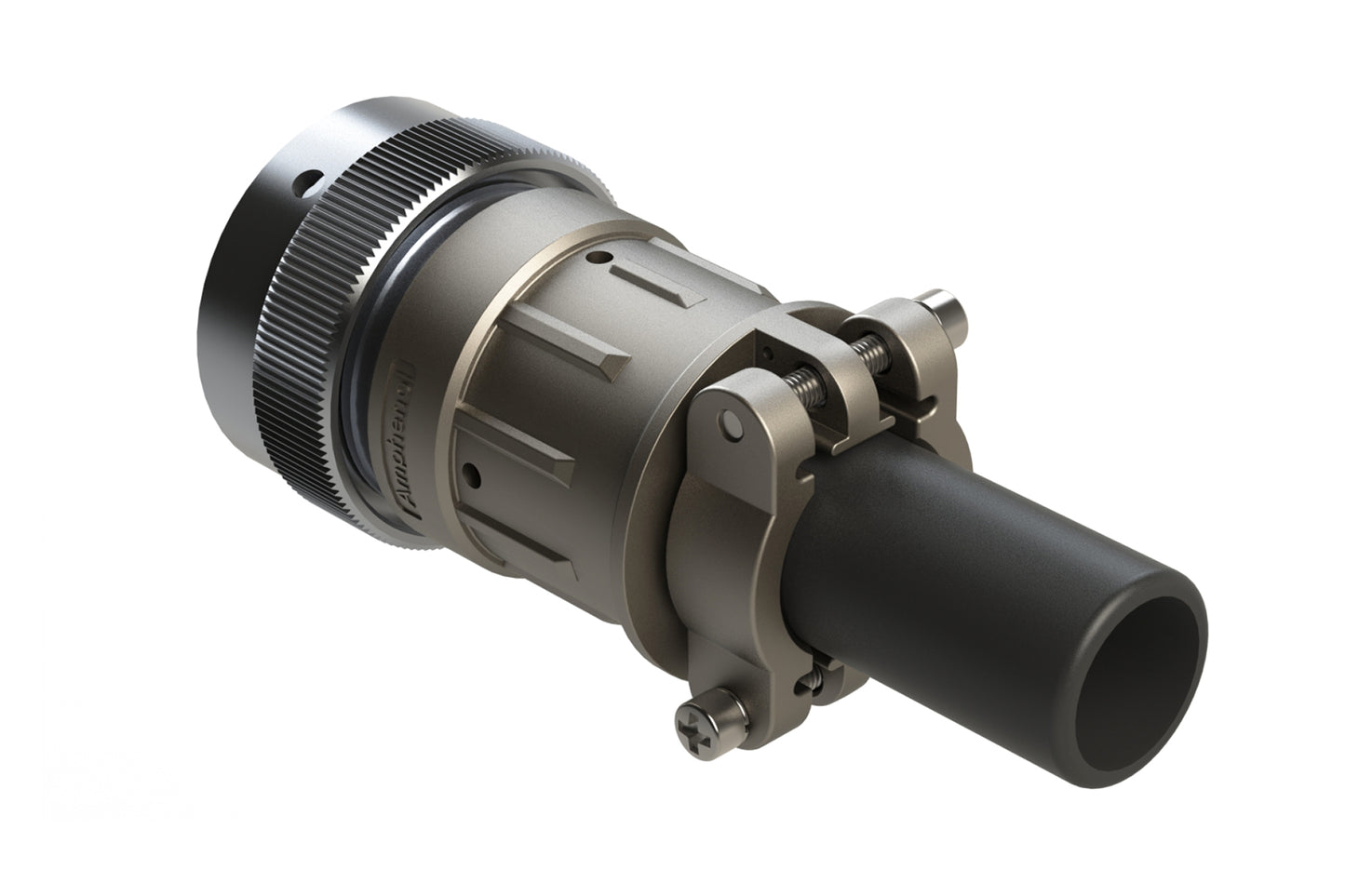 AHDM06-24-19PN-059 19 Position Plug Kit, Shell Size 24,Pin, Standard Seal, Wide Thread, Cable Clamp Backshell. HD36-24-19PN-059