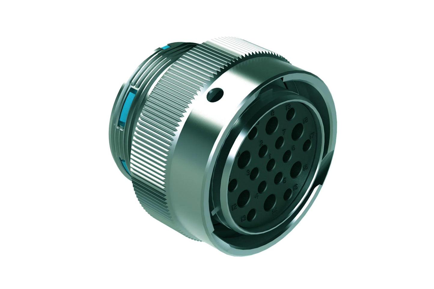 AHDM06-24-19SR 19 Position Plug, Size 24, Socket, Reduced Diameter Seal, Wide Thread. HD36-24-19SE