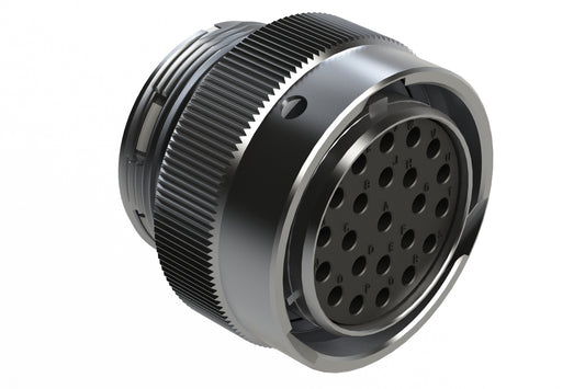 AHDM06-24-23ST 23 Position Plug, Socket, Shell Size 24, Metal, Thin Diameter Seal (Grey Adapter). HD36-24-23ST