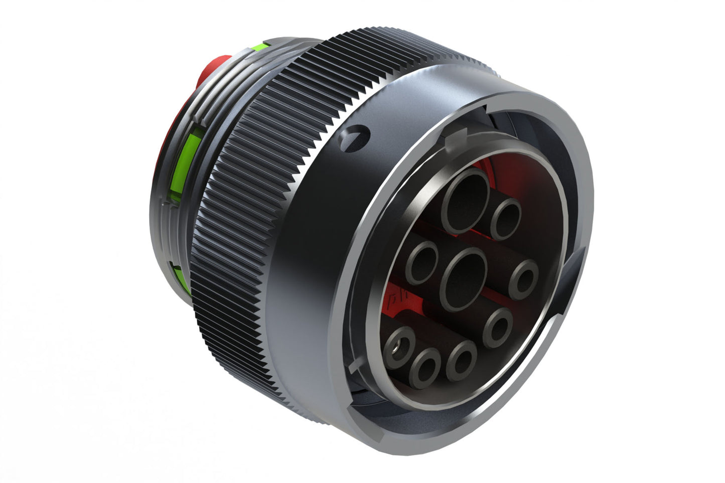 AHDM06-24-91SN 9 Position ISOBUS Plug, Socket, Shell Size 24, Normal Seal, Wide Thread Adapter (WTA). HD36-24-91SN