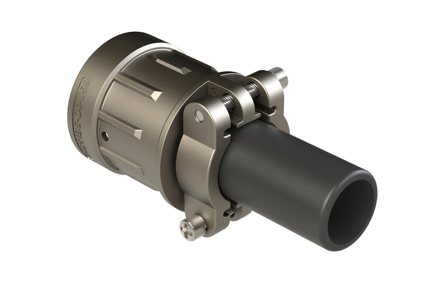 AHDMBS-24-059 Backshell with camble clamp, size 24