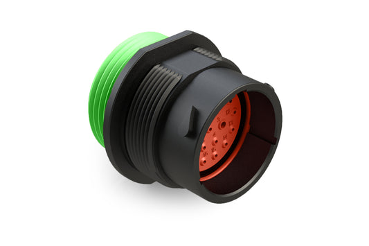 AHDP04-18-20PN-WTA 20 Position Receptacle, Pin, Shell Size 18, Normal Diameter Seal (Green Adapter), Wide Thread Adapter. HDP24-18-20PN-L024