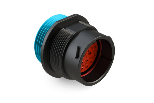 AHDP06-18-20PR-WTA 20 Position Plug, Pin, Shell Size 18, Reduced Diameter Seal (Blue Adapter), Wide Thread Adapter. HDP26-18-20PE-L024