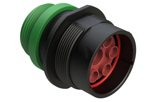 AHDP04-24-07PN-STA 7 Position Receptacle, Pin, Shell Size 24, Normal Diameter Seal (Green Adapter), Small Thread Adapter