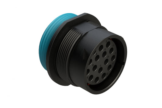 AHDP04-24-16SR-WTA 16 Position Receptacle, Socket, Shell Size 24, Reduced Diameter Sea (Blue Adapter)l, Wide Thread Adapter. HDP24-24-16SE-L024