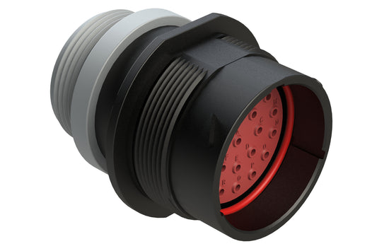 AHDP04-24-23PT-STA 23 Position Receptacle, Pin, Shell Size 24, Thin Diameter Seal (Grey Adapter), Small Thread Adapter. HDP24-24-23PT-L015