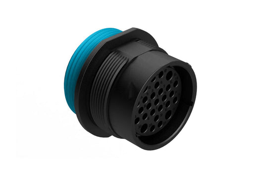 AHDP04-24-27SR-WTA 27 Position Receptacle, Socket, Shell Size 24, Reduced Diameter Seal (Blue Adapter), Wide Thread Adapter