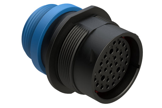 AHDP04-24-35SR-STA 35 Position Receptacle, Socket, Shell Size 24, Reduced Diameter Seal (Blue Adapter), Small Thread Adapter. HDP24-24-35SE-L015