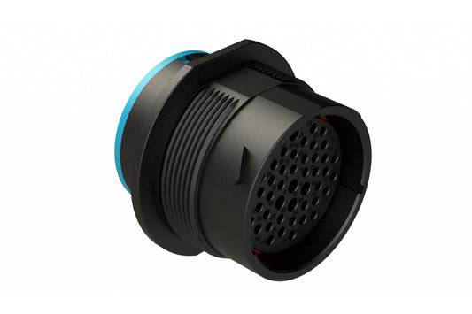 AHDP04-24-47SR-SRA 47 Position Receptacle, Socket, Shell Size 24, Reduced Diameter Seal (Blue Adapter), Smooth Ring Adapter, Dustcap Included. HDP24-24-47SE