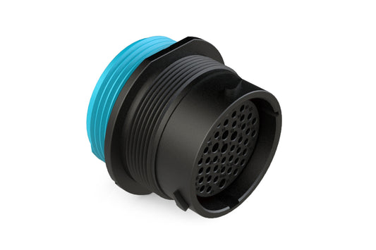 AHDP04-24-47SR-WTA 47 Position Receptacle, Socket, Shell Size 24, Reduced Diameter Seal (Blue Adapter), Wide Thread Adapter. HDP24-24-47SE-L024