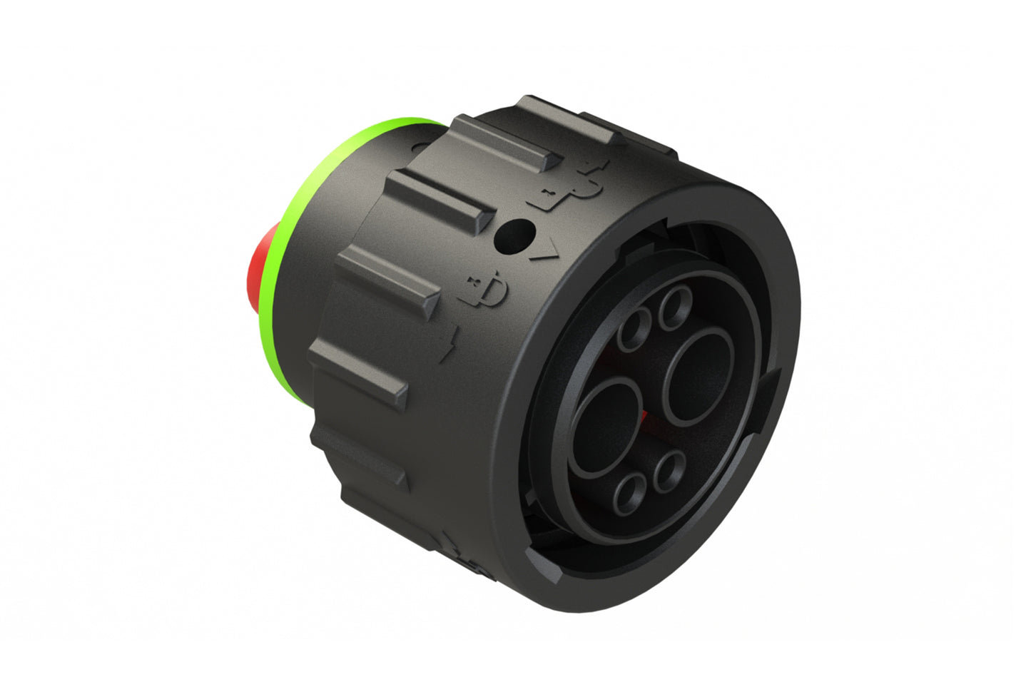 AHDP06-18-06SN-SRAC030 2 Position Plug, Socket, Shell Size 18, Normal Diameter Seal, Smooth Ring Adapter. HDP26-18-6SN-C030