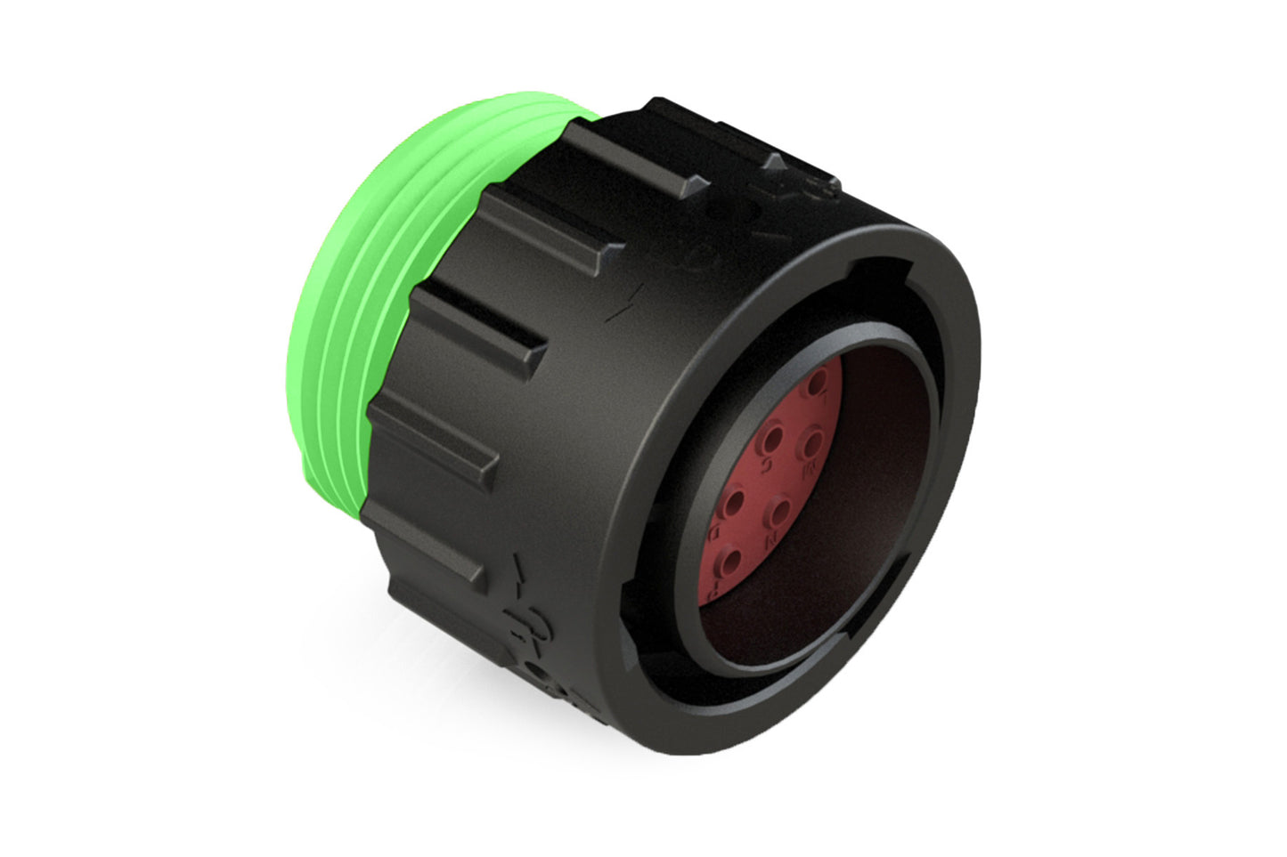 AHDP06-18-14PN-WTA 14 Position Plug, Pin, Shell Size 18, Normal Diameter Seal (Green Adapter), Wide Thread Adapter. HDP26-18-14PN-L024