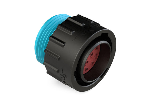AHDP06-18-14PR-WTA 14 Positions Plug, Pin, Shell Size 18, Reduced Diameter Seal (Blue Adapter), Wide Thread Adapter. HDP26-18-14PE-L024