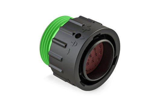 AHDP06-18-21PN-WTA 21 Positions Plug, Pin, Shell Size 18, Normal Diameter Seal (Green Adapter), Wide Thread Adapter. HDP26-18-21PN-L024