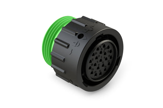 AHDP06-18-21SN-WTA 21 Position Plug, Socket, Shell Size 18, Normal Diameter Seal (Green Adapter), Wide Thread Adapter. HDP26-18-21SN--L024