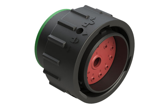 AHDP06-24-14PN-SRA 14 Position Plug, Pin, Shell Size 24, Normal Diameter Seal (Green Adapter), Smooth Ring Adapter. HDP26-24-14PN