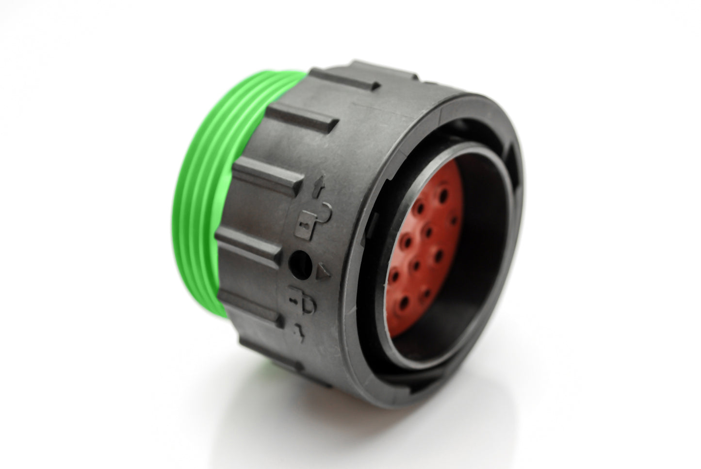 AHDP06-24-19PN-WTA 19 Position Plug, Pin, Shell Size 24, Normal Diameter Seal (Green Adapter), Wide Thread Adapter. HDP26-24-19PN-L024