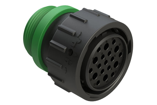 AHDP06-24-19SN-STA 19 Position Plug, Socket, Shell Size 24, Normal Diameter Seal (Green Adapter), Small Thread Adapter. HDP26-24-19SN-L015
