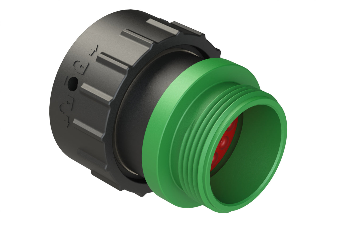 AHDP06-24-23PN-STA 23 Position Plug, Pin, Shell Size 24, Normal Diameter Seal (Green Adapter), Small Thread Adapter. HDP26-24-23PN-L015