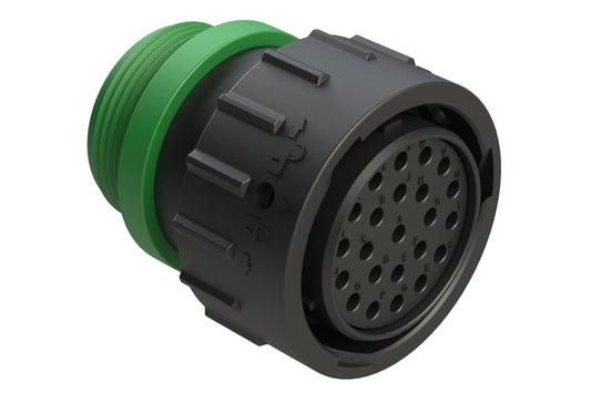 AHDP06-24-23SN-STA 23 Position Plug, Socket, Shell Size 24, Normal Diameter Seal (Green Adapter), Small Thread Adapter. HDP26-24-23SN-L015