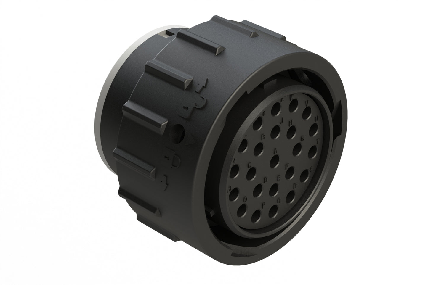 AHDP06-24-23ST-SRA 23 Position Plug, Socket, Shell Size 24, Plastic, Thin Diameter Seal (Grey Adapter), Smooth Ring Adapter (SRA). HDP26-24-23ST