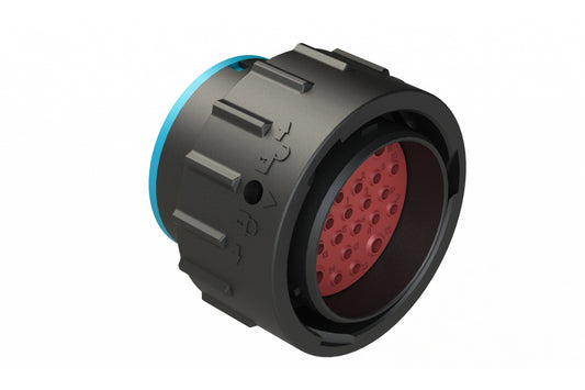 AHDP06-24-27PR-SRA 27 Position Pin, Shell Size 24, Reduced Diameter Seal (Blue Adapter), Smooth Ring Adapter