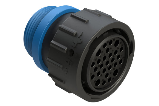 AHDP06-24-27SR-STA 27 Position Plug, Socket, Shell Size 24, Reduced Diameter Seal (Blue Adapter), Small Thread Adapter