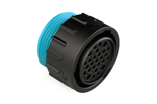 AHDP06-24-27SR-WTA 27 Position Plug, Socket, Shell Size 24, Reduced Diameter Seal (Blue Adapter), Wide Thread Adapter