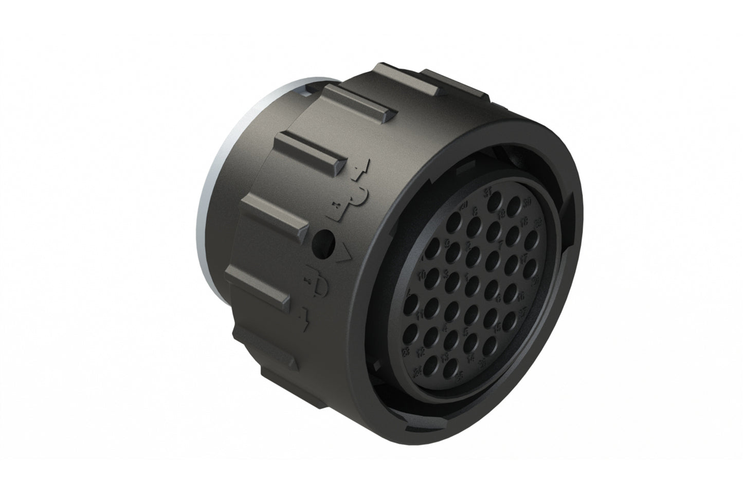 AHDP06-24-31ST-SRA 31 Position Plug, Socket, Shell Size 24, Thin Diameter Seal, Smooth Ring Adapter. HDP26-24-31ST