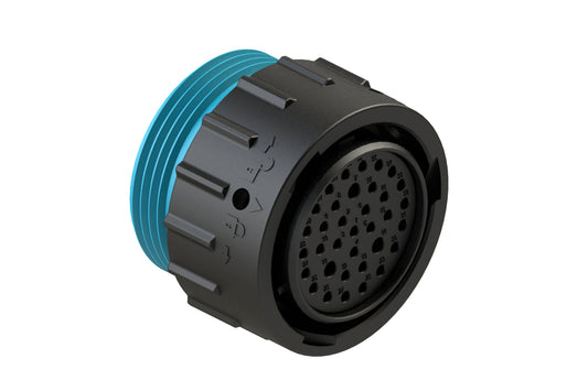 AHDP06-24-35SR-WTA 35 Position Plug, Socket, Shell Size 24, Reduced Diameter Seal (Blue Adapter), Wide Thread Adapter. HDP26-24-35SE-L024