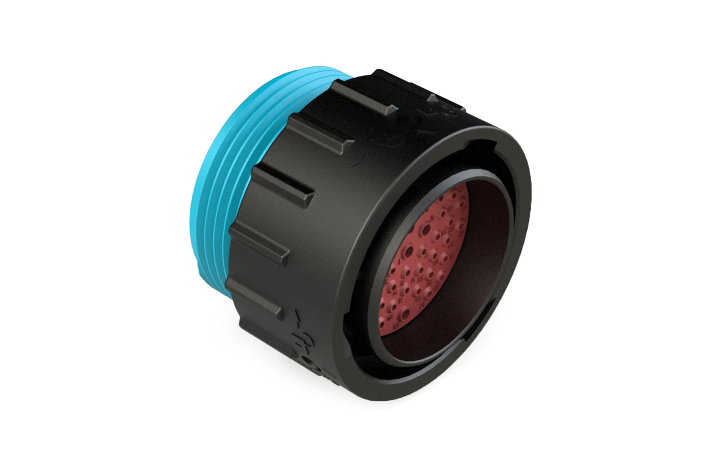 AHDP06-24-47PR-WTA 47 Position Plug, Pin, Shell Size 24, Reduced Diameter Seal (Blue Adapter), Wide Thread Adapter. HDP26-24-47PE-L024